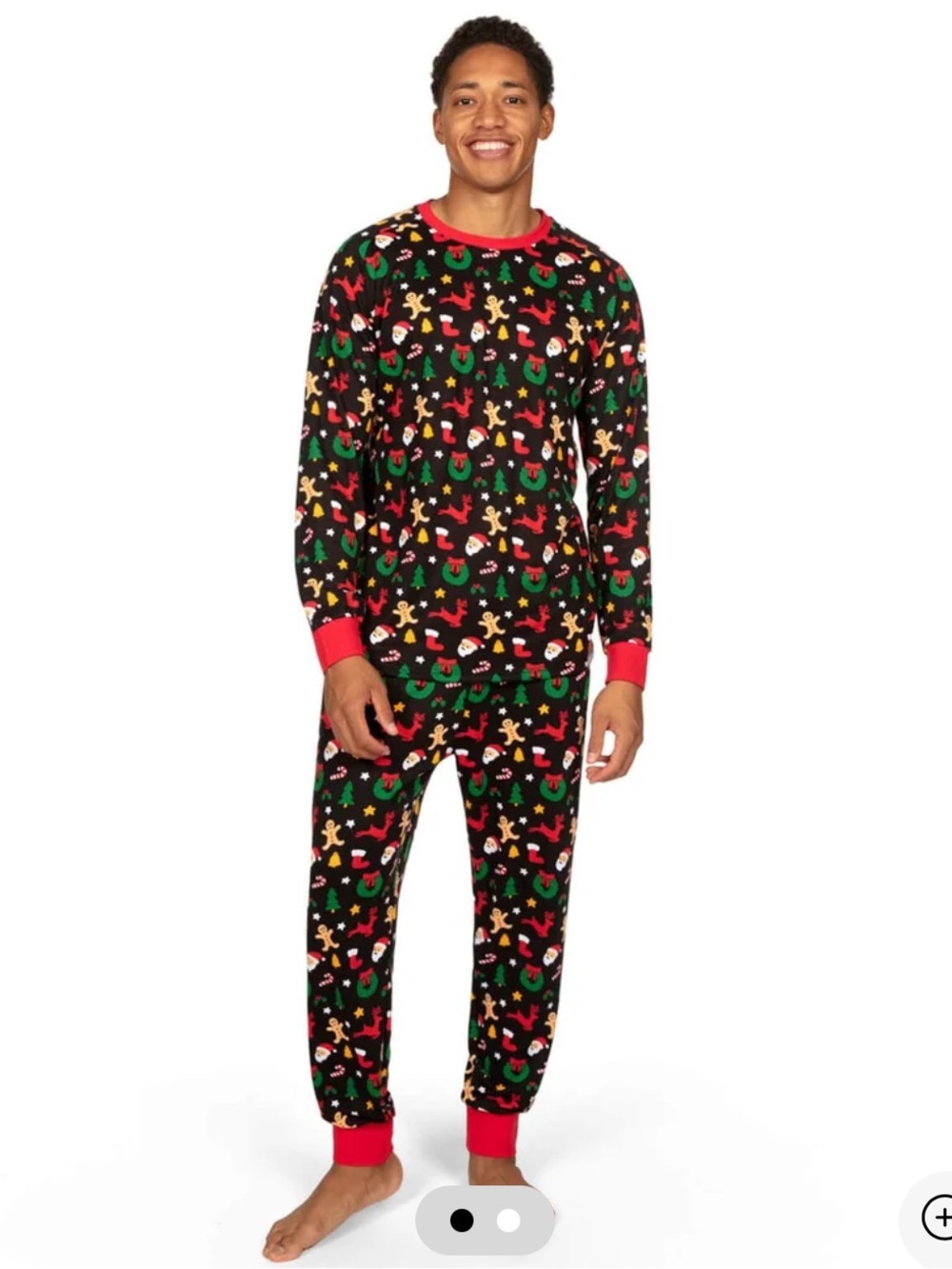 NWT Men’s Tipsy Elves Cookie Cutter Crew Neck Pajama Set XL Christmas | Holiday